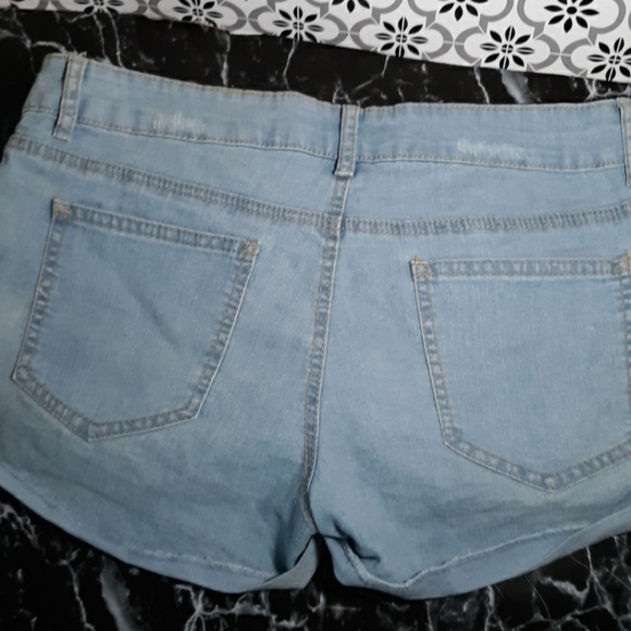 LEI patriotic USA shorts vtg BOHO Hippie 80s 90s Y2K retro - Picture 4 of 4